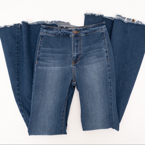 FREE PEOPLE Just Float On Flare Jeans Size 24 - Picture 8 of 11